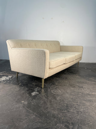Edward Wormley Sofa with Brass legs for Dunbar