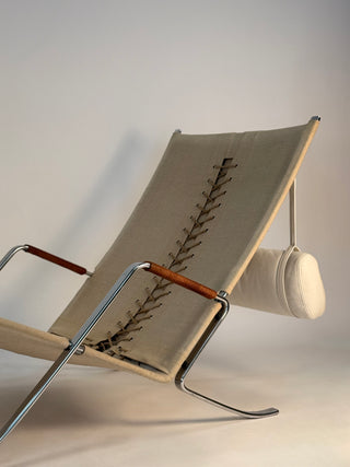 FK-87 Grasshopper Chaise Lounge by Preben Fabricius + Jørgen Kastholm for Kill