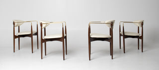 Set of Four Dan Johnson "Viscount" Arm Chairs