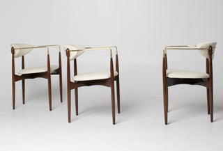 Set of Four Dan Johnson "Viscount" Arm Chairs