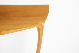 David Ebner Wall-Mounted Console Table in Australian Lacewood | Studio Craft, c. Late 20th Century