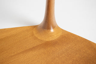 David Ebner Wall-Mounted Console Table in Australian Lacewood | Studio Craft, c. Late 20th Century