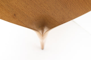 David Ebner Wall-Mounted Console Table in Australian Lacewood | Studio Craft, c. Late 20th Century