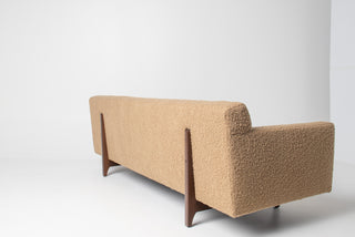 Edward Wormley Bracket-Back Three-Seat Sofa for Dunbar