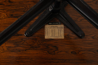 Early 3rd Generation Eames Lounge Chair and Ottoman in Rosewood & Moss Green Leather