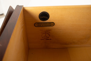 Arne Vodder Brazilian Rosewood Dresser with Sculptural Drawer Fronts