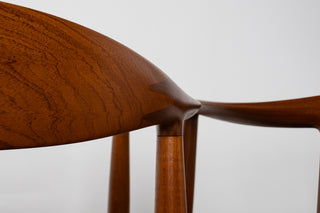 Set of 4 Round Chairs by Hans J. Wegner for Johannes Hansen