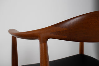 Set of 4 Round Chairs by Hans J. Wegner for Johannes Hansen