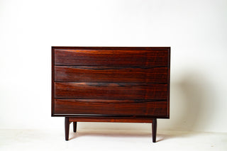 Rare Arne Vodder 4-Drawer Dresser in Brazilian Rosewood