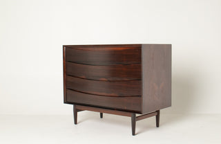 Rare Arne Vodder 4-Drawer Dresser in Brazilian Rosewood