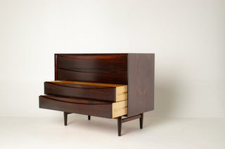 Rare Arne Vodder 4-Drawer Dresser in Brazilian Rosewood