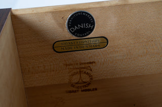 Rare Arne Vodder 4-Drawer Dresser in Brazilian Rosewood