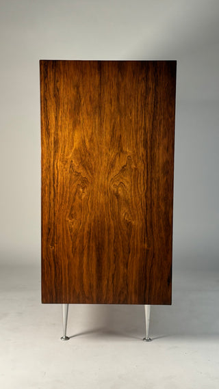 George Nelson Thin Edge Tall Dresser in Rosewood by Herman Miller – Mid‑Century Modern Masterpiece