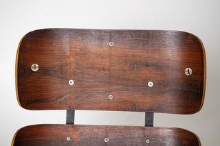 1st Generation Eames Lounge Chair and Ottoman with Bootglides Avalible for custom leather choice