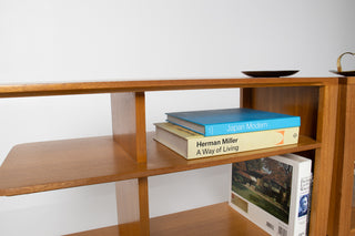 Pair of Brown Saltman Three-Tier Side Table