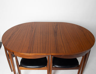 Hans Olsen Expandable Roundette with Six Chairs