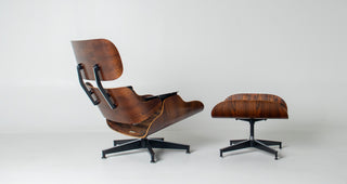 3rd generation Eames Lounge Chair in Brazilian Rosewood