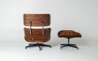 3rd generation Eames Lounge Chair in Brazilian Rosewood