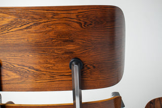 3rd generation Eames Lounge Chair in Brazilian Rosewood