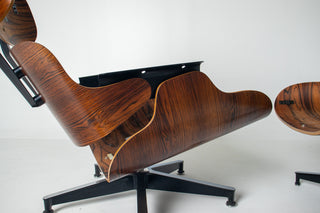 3rd generation Eames Lounge Chair in Brazilian Rosewood