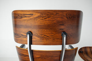3rd generation Eames Lounge Chair in Brazilian Rosewood