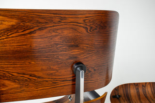 3rd generation Eames Lounge Chair in Brazilian Rosewood