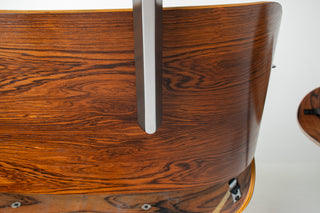 3rd generation Eames Lounge Chair in Brazilian Rosewood