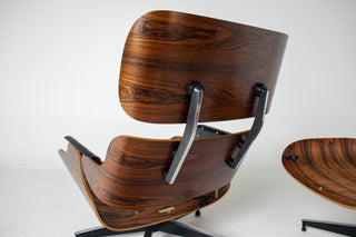 3rd generation Eames Lounge Chair in Brazilian Rosewood