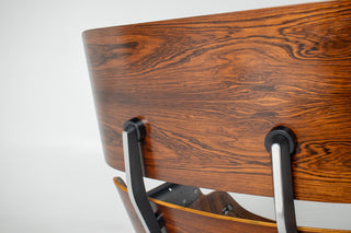 3rd generation Eames Lounge Chair in Brazilian Rosewood