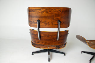 3rd generation Eames Lounge Chair in Brazilian Rosewood