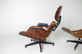 3rd generation Eames Lounge Chair in Brazilian Rosewood