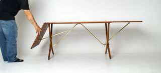 Hans Wegner AT-304 “Sabre Leg” Dining Table for Andreas Tuck, Denmark, 1950s