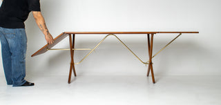 Hans Wegner AT-304 “Sabre Leg” Dining Table for Andreas Tuck, Denmark, 1950s