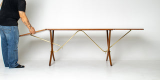 Hans Wegner AT-304 “Sabre Leg” Dining Table for Andreas Tuck, Denmark, 1950s