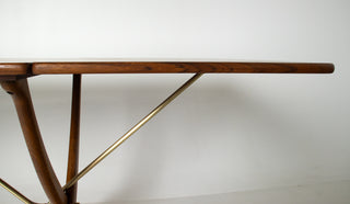 Hans Wegner AT-304 “Sabre Leg” Dining Table for Andreas Tuck, Denmark, 1950s