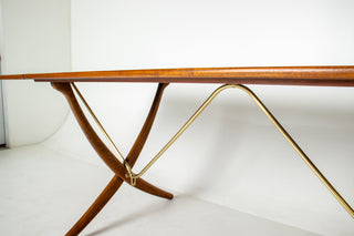 Hans Wegner AT-304 “Sabre Leg” Dining Table for Andreas Tuck, Denmark, 1950s