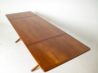 Hans Wegner AT-304 “Sabre Leg” Dining Table for Andreas Tuck, Denmark, 1950s