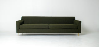 Edward Wormley Sofa  for Dunbar with Brass legs