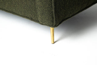 Edward Wormley Sofa  for Dunbar with Brass legs