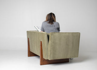On Hold: Edward Wormley Split Arm Sofa for Dunbar