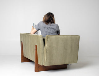 On Hold: Edward Wormley Split Arm Sofa for Dunbar