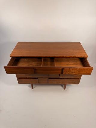 Gio Ponti Walnut Dresser by Singer & Sons c. 1950