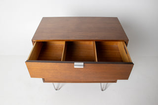 George Nelson Basic Series 3 Drawer Dresser in Walnut