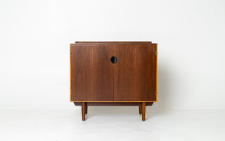 Finn Juhl Cabinet for Baker in Walnut & Maple Circa 1960s