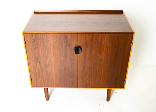 Finn Juhl Cabinet for Baker in Walnut & Maple Circa 1960s