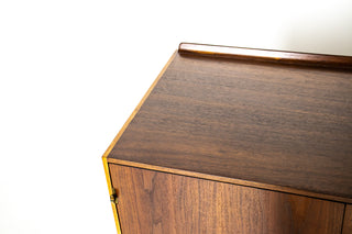 Finn Juhl Cabinet for Baker in Walnut & Maple Circa 1960s