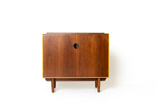 Finn Juhl Cabinet for Baker in Walnut & Maple Circa 1960s