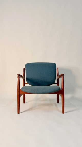 Finn Juhl Model 136 Lounge Chair for France & Son Circa 1950's