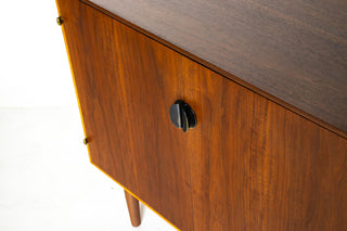 Finn Juhl Cabinet for Baker in Walnut & Maple Circa 1960s