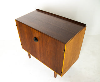 Finn Juhl Cabinet for Baker in Walnut & Maple Circa 1960s